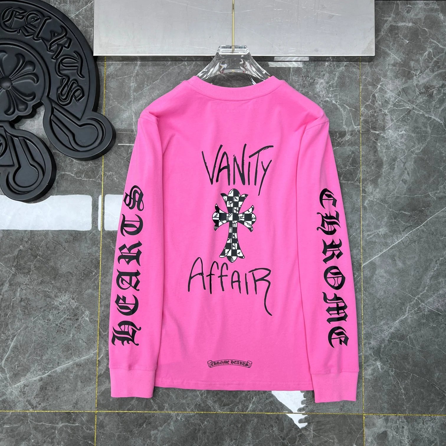 Chrome Hearts Build Orange Long Sleeve T-Shirt - 29