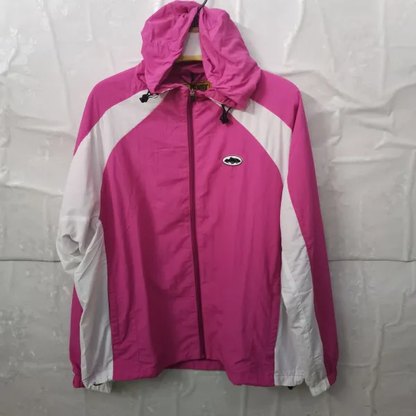 ELITEWORK Windbreaker Jacket Pink and White - 1
