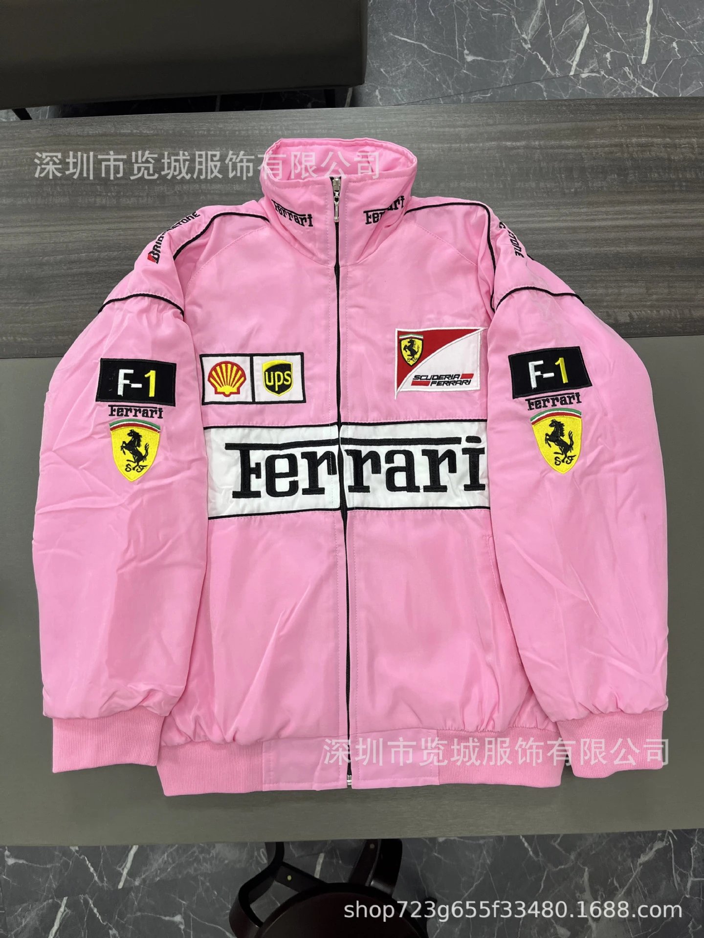 Scuderia Ferrari x Marlboro x Vodafone Racing Jacket Black Red - 18