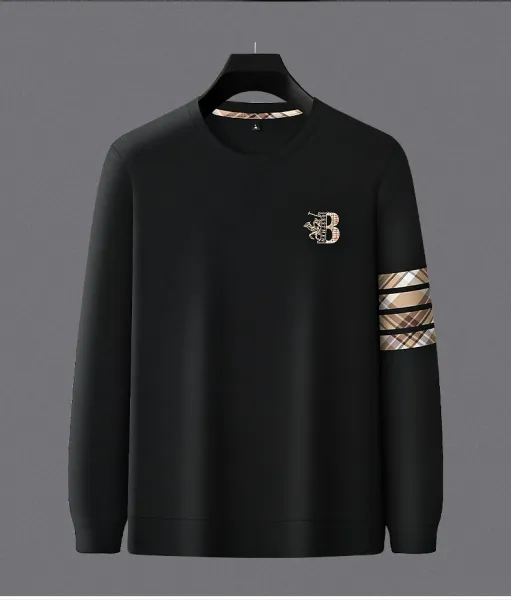 Design PAISENLONG Graphic Logo Long Sleeve Crewneck Gray Sweatshirt Sweater - 17