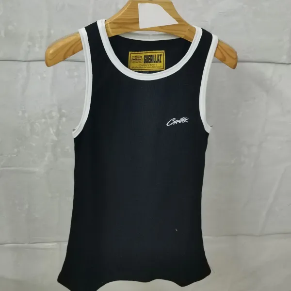 Design Mesh Vest Top Black - 14