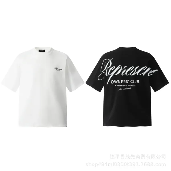Represent Cherub Logo Black T-Shirt - 5