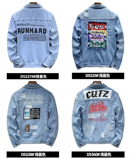 Design Trendsetter Toy Boy Yuang Cynic Card Slave Denim Jacket Black Denim Jacket - 7