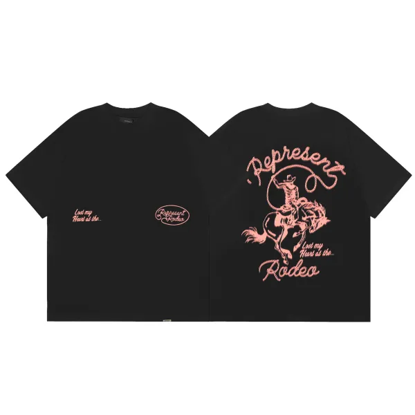 Represent Cherub Logo Black T-Shirt - 6
