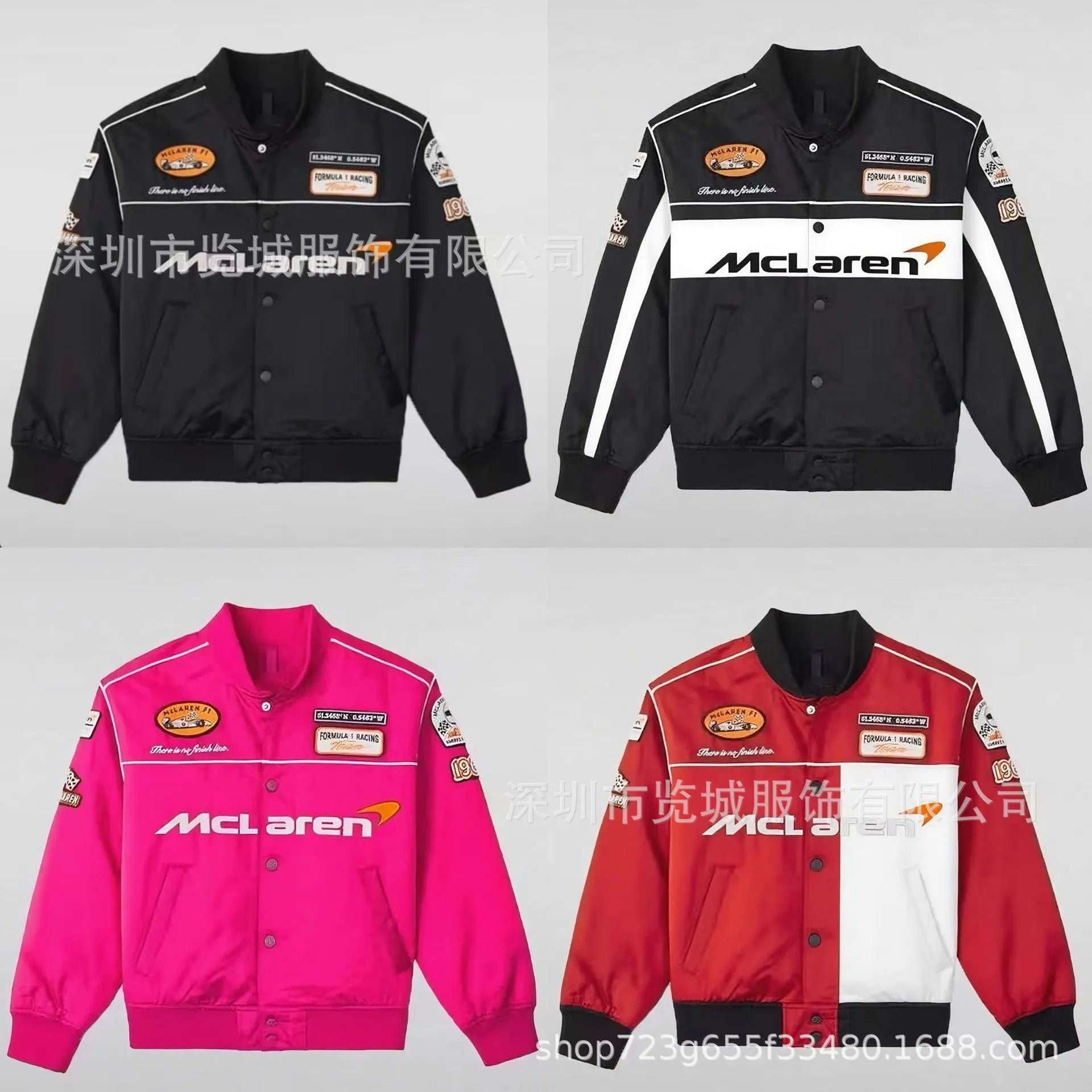 Scuderia Ferrari x Marlboro x Vodafone Racing Jacket Black Red - 14