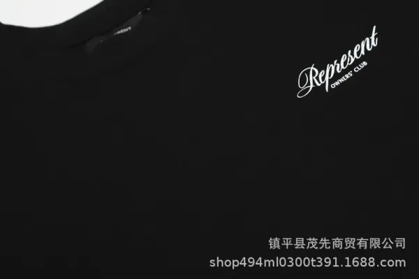 Represent Cherub Logo Black T-Shirt - 14