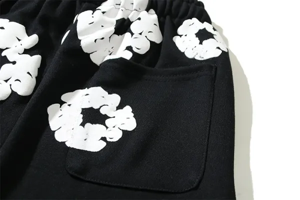Design Scrunchie-Print Wide-Leg Sweatpants Gray - 11