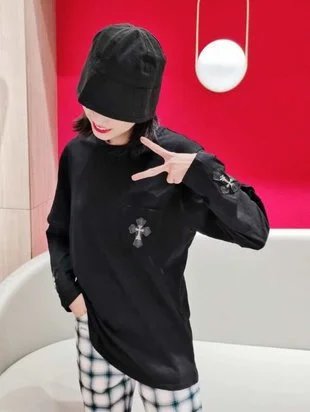 Chrome Hearts Build Orange Long Sleeve T-Shirt - 18