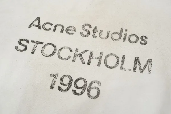 Acne Studios Stockholm 1996 Pink Cropped Hoodie - 43