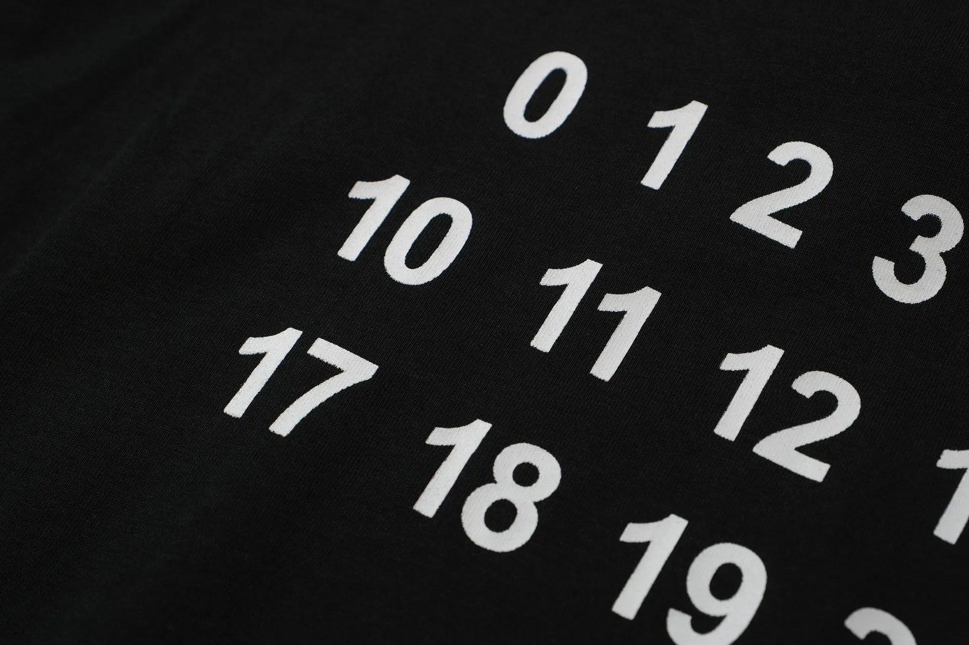 MM6 Maison Margiela Number 6 Graphic T-Shirt Black - 13