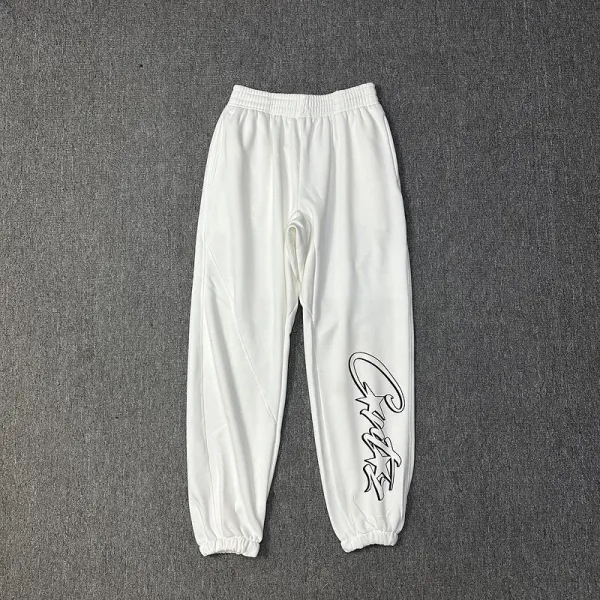Design Ship Print Gray Sweatpants - 52