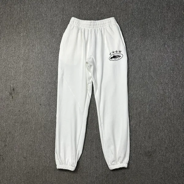 Design Ship Print Gray Sweatpants - 76