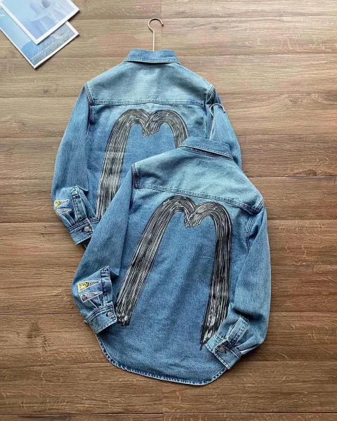 Denim Tears x McDonald's M Logo Denim Jacket Blue - 3