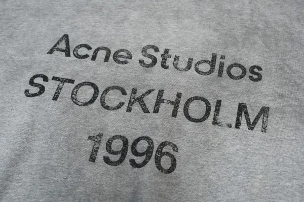 Acne Studios Stockholm 1996 Pink Cropped Hoodie - 16