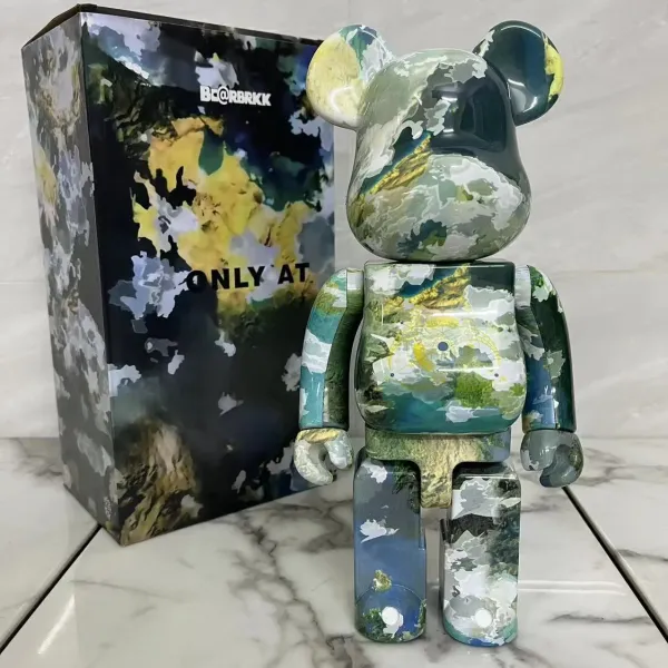 Medicom Toy Bearbrick x B@RBKK 'Only At' Multicolor Art Print 100% Figure Accessories - 1