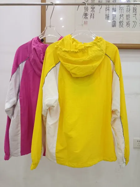 ELITEWORK Windbreaker Jacket Pink and White - 13