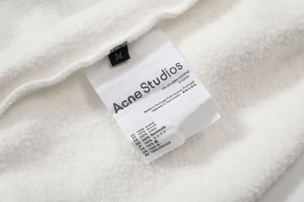 Acne Studios Stockholm 1996 Pink Cropped Hoodie - 48