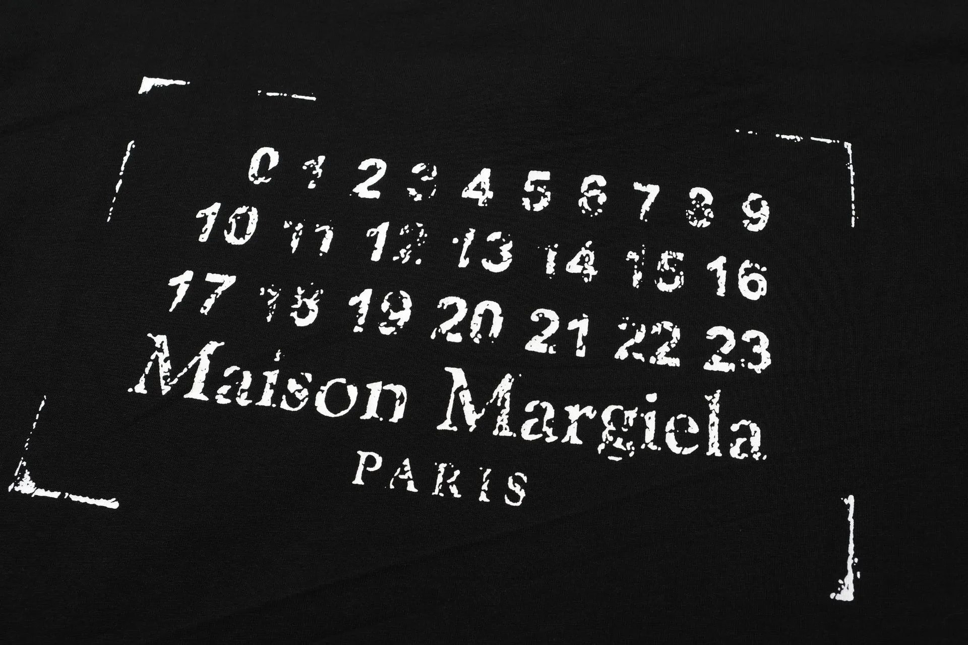 MM6 Maison Margiela Number 6 Graphic T-Shirt Black - 8