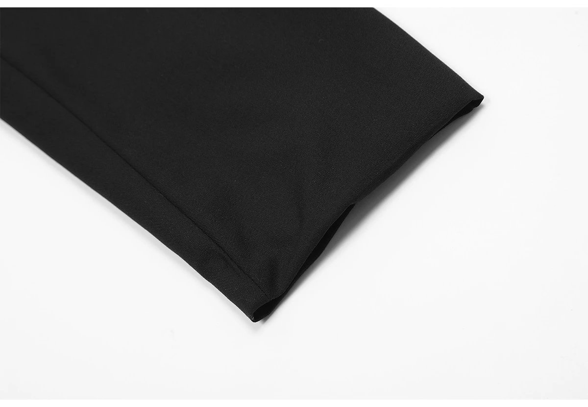 Design Open-Front Blazer Black Outerwear - 12