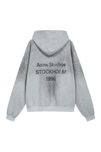 Acne Studios Stockholm 1996 Pink Cropped Hoodie - 12
