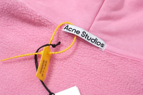 Acne Studios Stockholm 1996 Pink Cropped Hoodie - 36