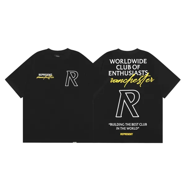 Represent Cherub Logo Black T-Shirt - 10