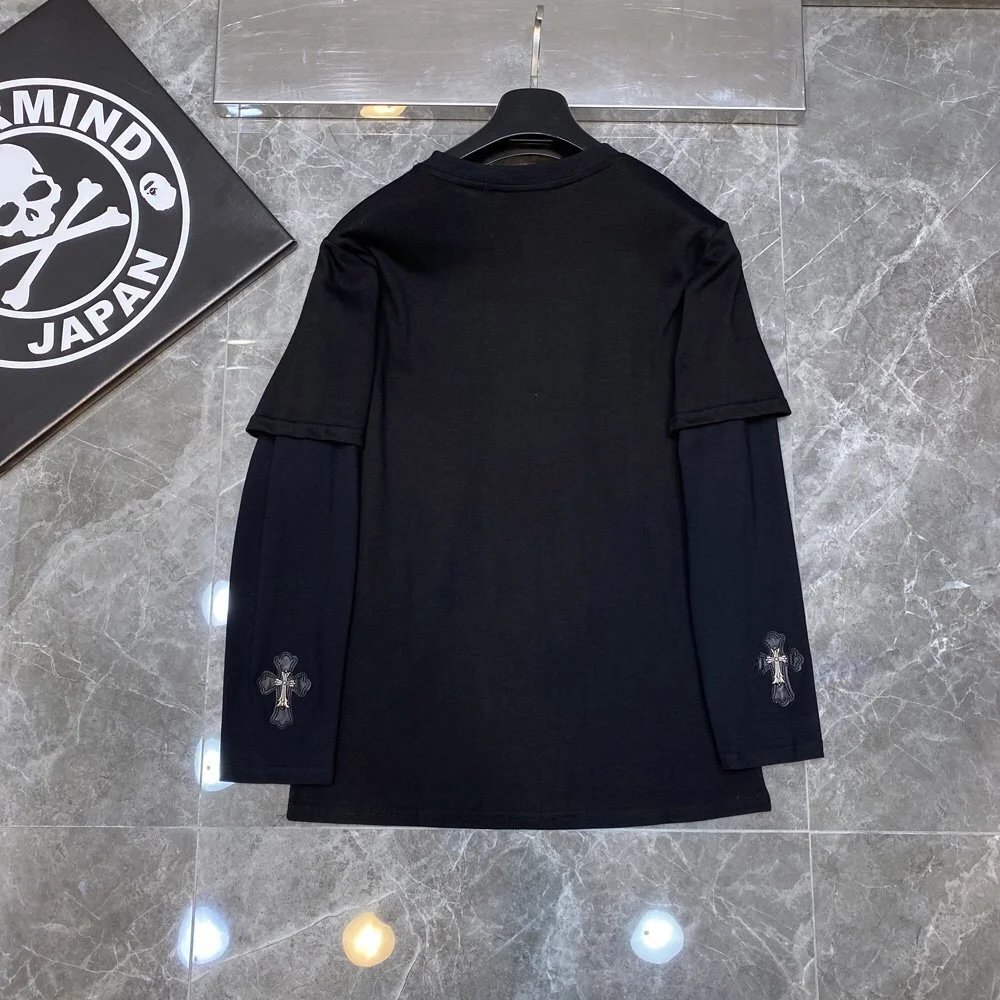 Chrome Hearts Build Orange Long Sleeve T-Shirt - 16