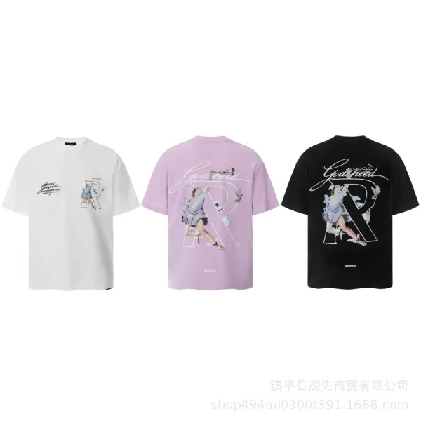 Represent Cherub Logo Black T-Shirt - 3