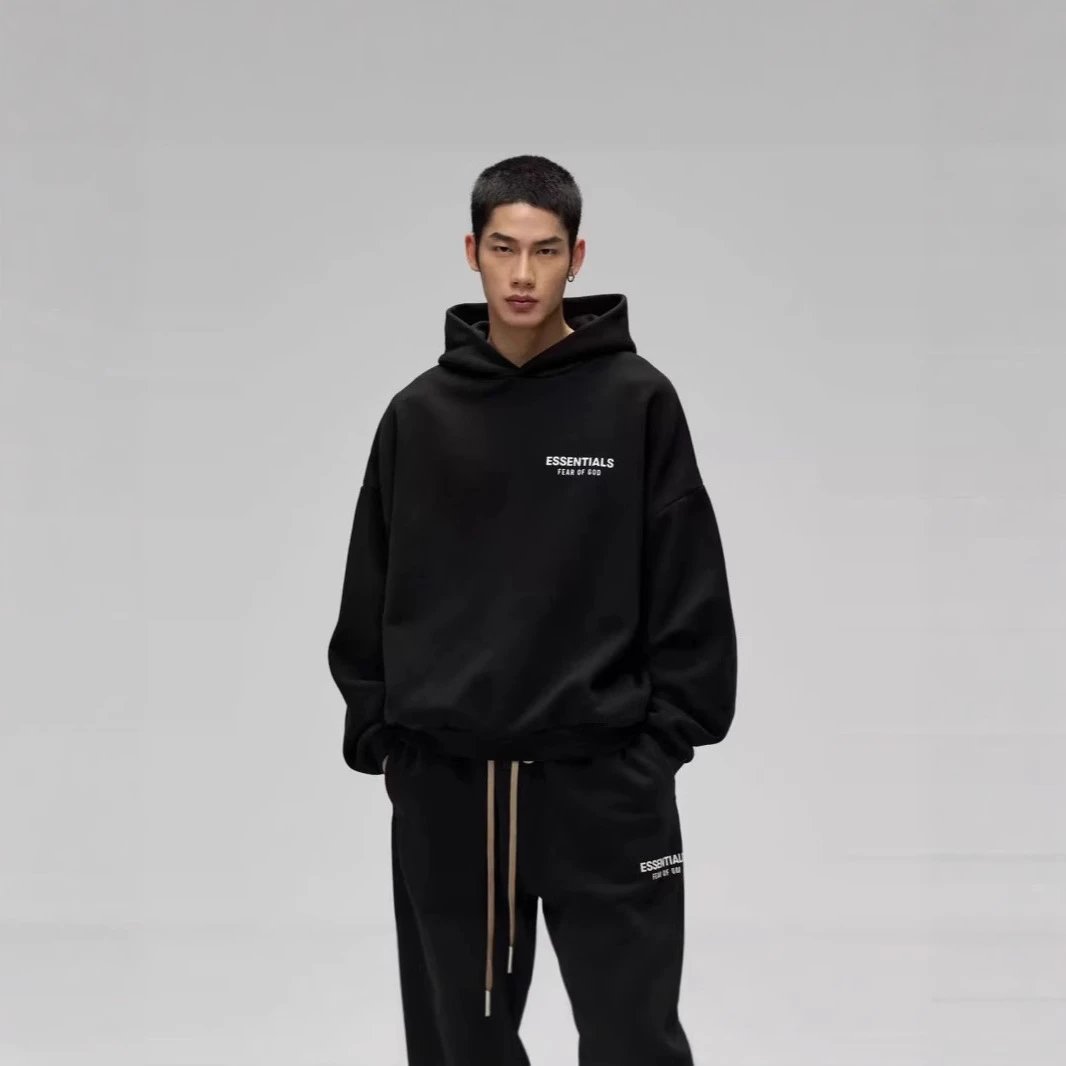 Essentials High Street 24 Letter Hoodie Men's and Women's Trendy Brand Loose Hoodie