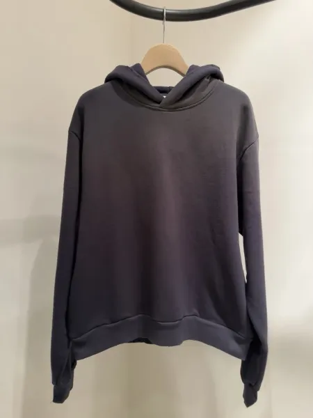 Design Oversized Cropped Hoodie Dark Gray - 5