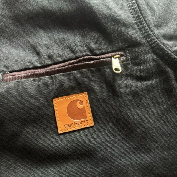 Carhartt Work In Progress Carhartt WIP Detroit Jacket Black Denim Jacket - 13