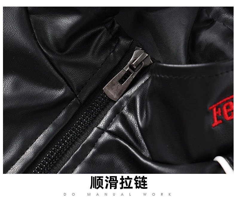 Ferrari Scuderia Racing Jacket Black Red Leather Jacket - 14