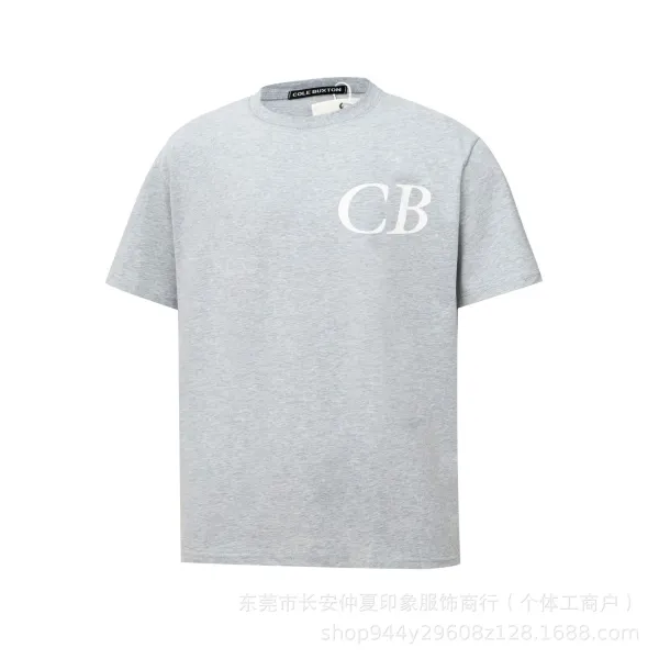 Cole Buxton CB Logo Graphic T-Shirt Gray - 1