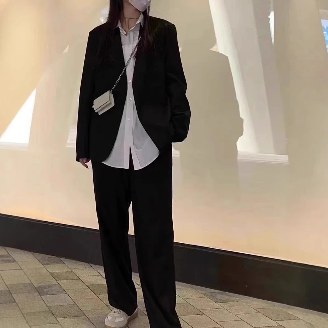 Design Open-Front Blazer Black Outerwear - 6