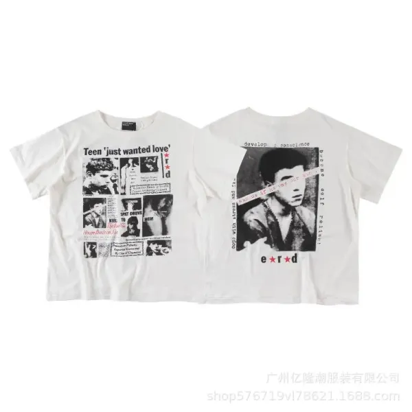 Design Teen 'Just Wanted Love' Graphic Print T-Shirt White - 1