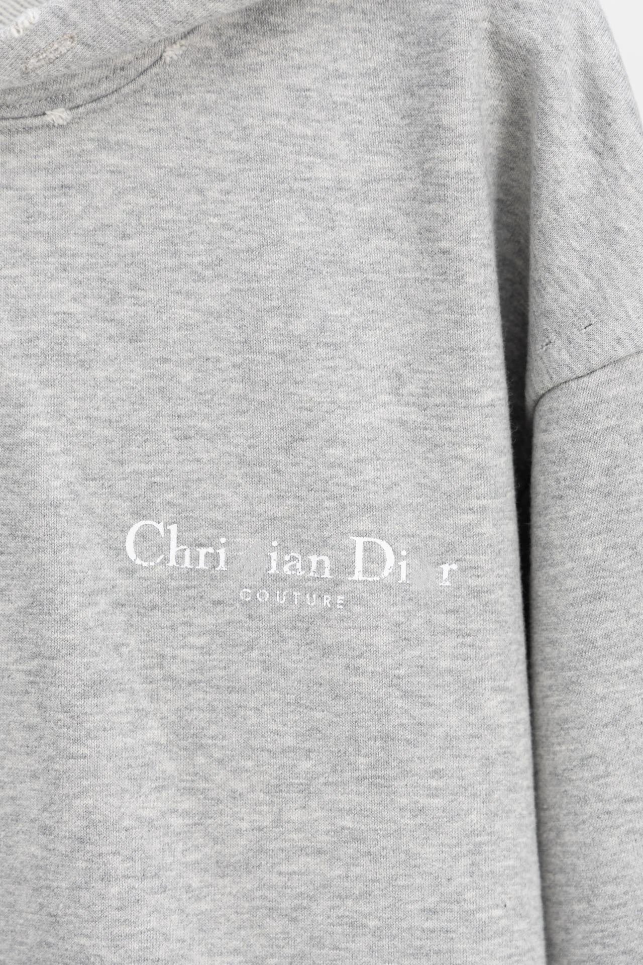 Dior Gray Distressed Hoodie - 14