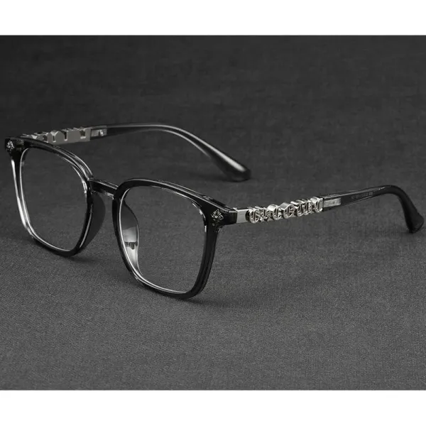 Chrome Hearts Optical Glasses Black Silver Detail - 1