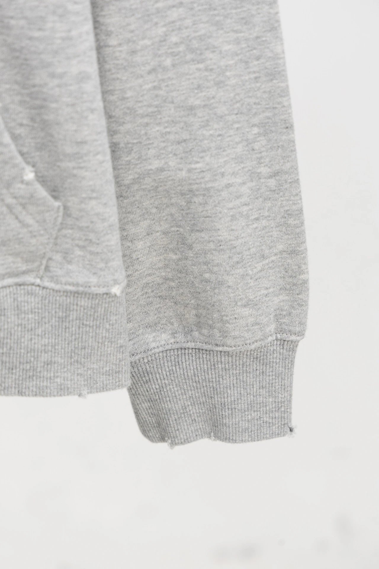 Dior Gray Distressed Hoodie - 17