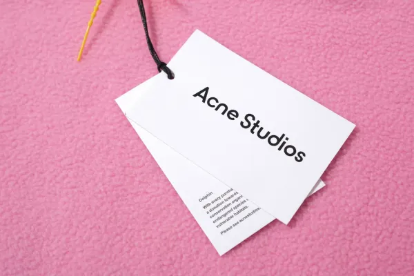 Acne Studios Stockholm 1996 Pink Cropped Hoodie - 39