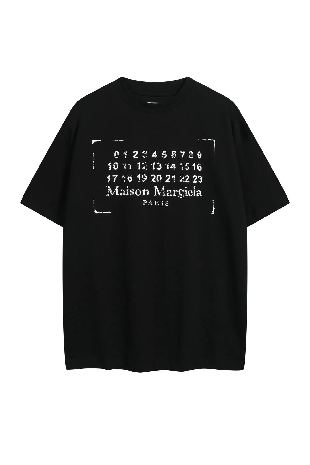 MM6 Maison Margiela Number 6 Graphic T-Shirt Black - 4