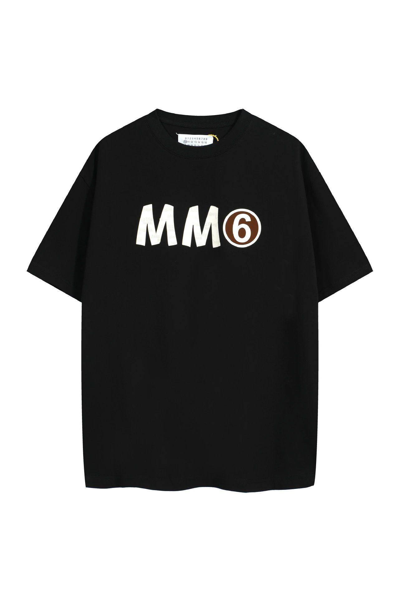MM6 Maison Margiela Logo Print Black T-Shirt