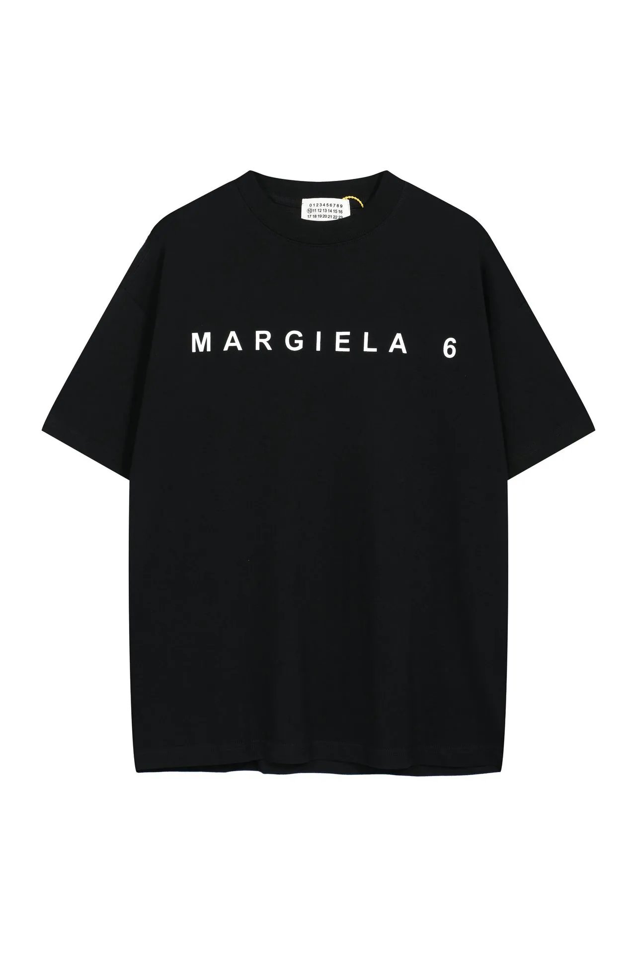 MM6 Maison Margiela Number 6 Graphic T-Shirt Black - 18
