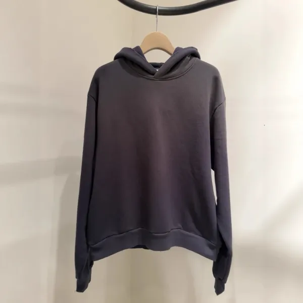 Design Oversized Cropped Hoodie Dark Gray - 1