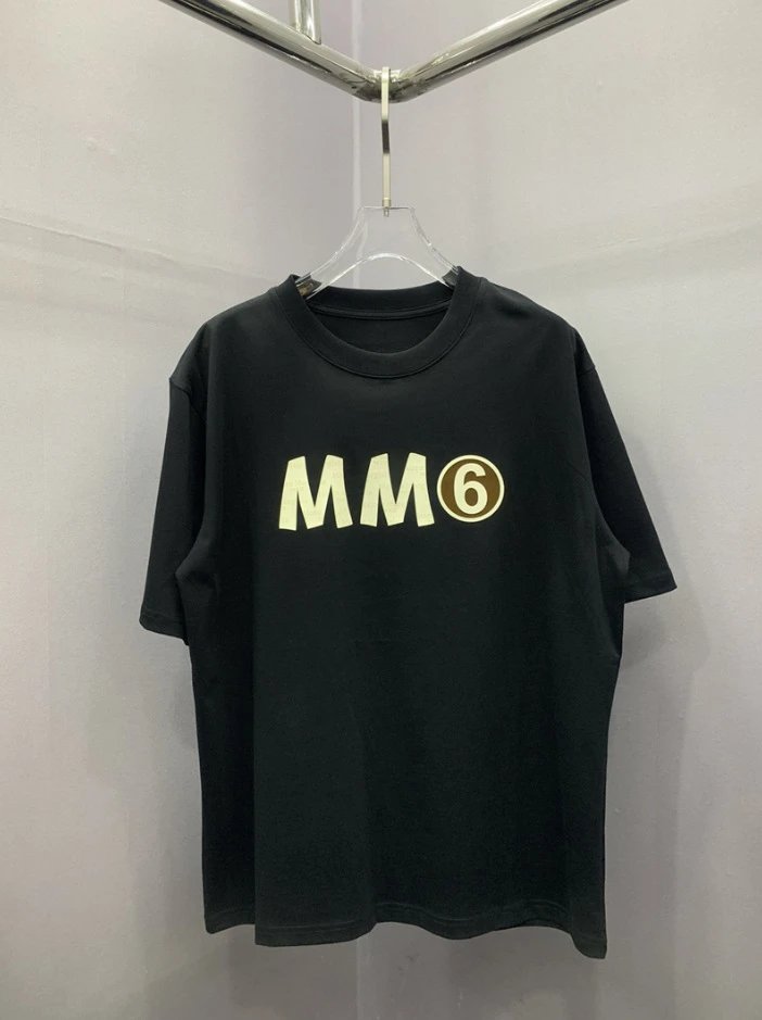 MM6 Maison Margiela Number 6 Graphic T-Shirt Black - 28