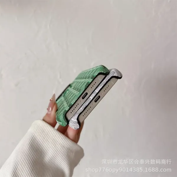 Goyard Monogram Denim Blue Phone Case - 3