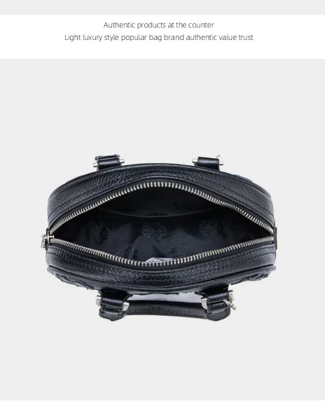 Chrome Hearts Mini Crossbody Bag White Leather with Cross Motif Handbag - 7