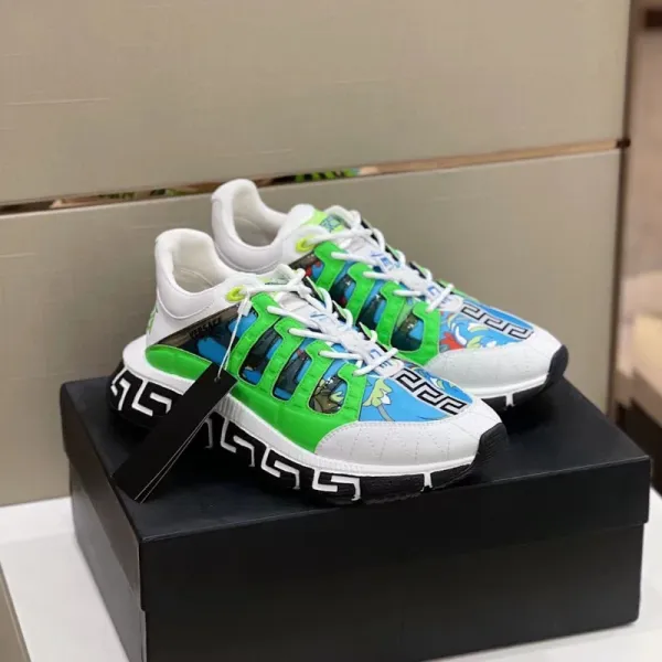 Versace Greca Print Sneakers Multicolor Chunky Sneakers - 1