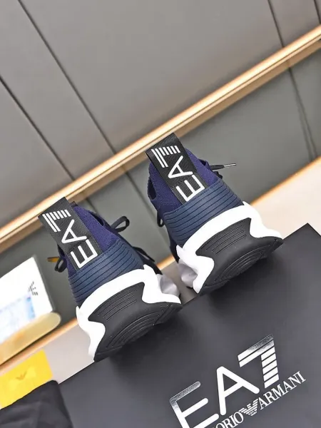 Emporio Armani Infinity Knit Sneakers Gray - 18
