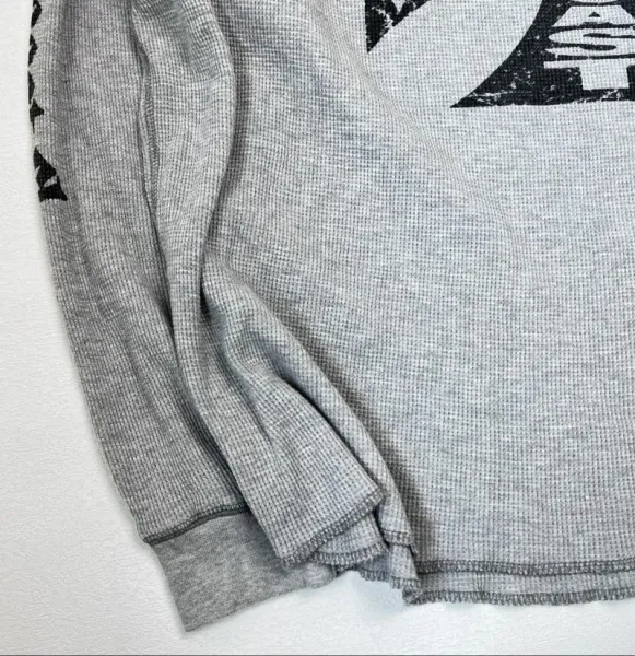 Design West Coast Choppers Thermal Long Sleeve Shirt Gray Tops - 13