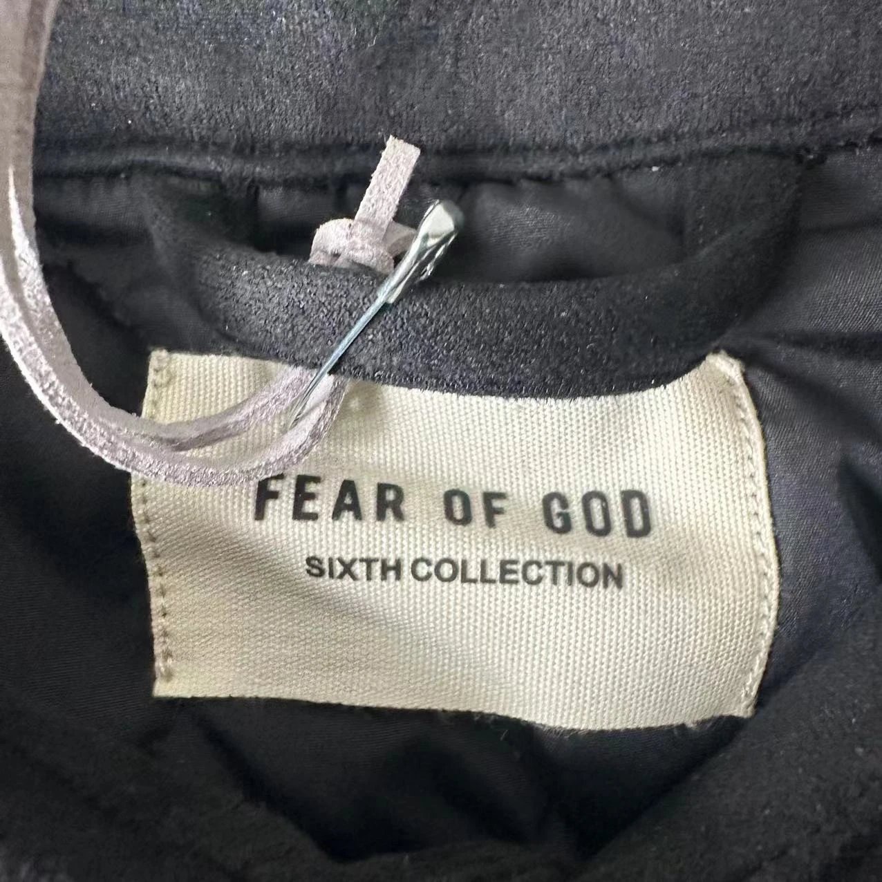 Fear of God Suede Shirt Jacket Black Outerwear - 8